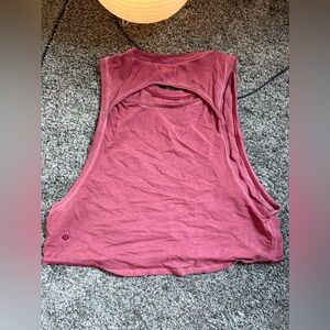 Lululemon cut out top size 8